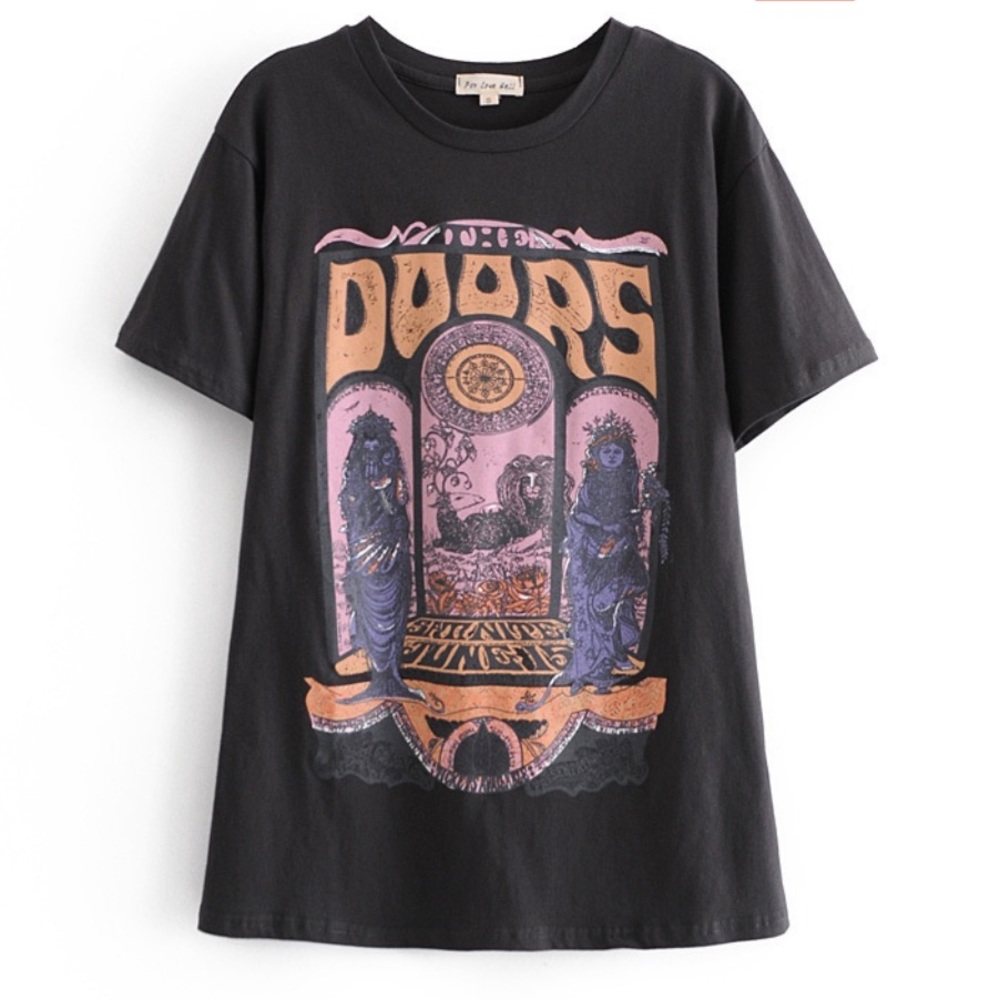 Medium🌗 The Doors Retro Throwback Concert Tee New